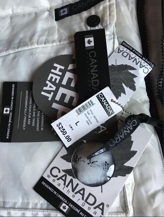 Мужская куртка супер CANADA большой размер наш где то 54-56 зима