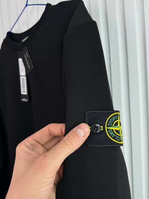 Топовий світшот STONE ISLAND BLACK