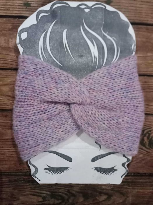Opaska Handmade turban, dwuwarstwowa, Węzeł szeroka, Alpaca.