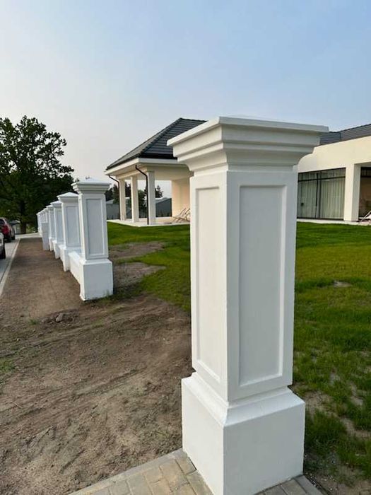 Słupy Stylowe,Betonowe,Ogrodzenia Pałacowe,Dworkowe,Bloczki gładkie