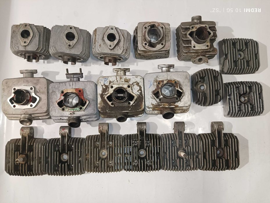 Cylindry - głowice - silnik - Motorynka, Romet Ogar, Komar, Jawa 50