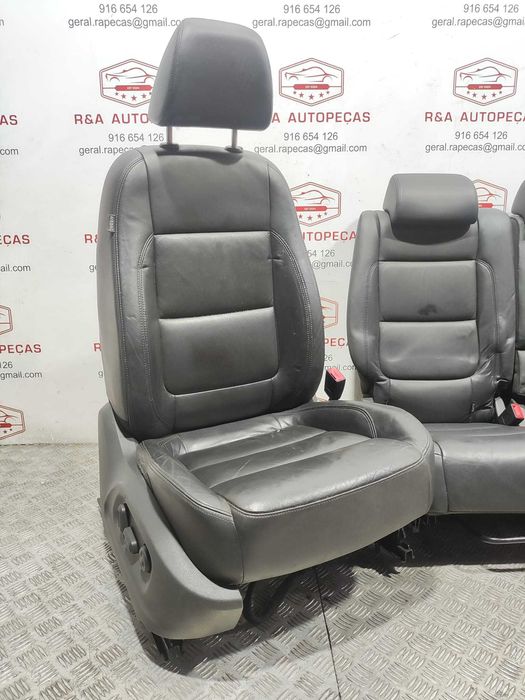 Conjunto Bancos Pele Elétricos VW Volkswagen Tiguan 5N MK1 2007 a 2016 Original