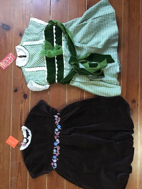 Vestidos de festa GOCCO e La RRANA 5 e 6 anos - NOVO