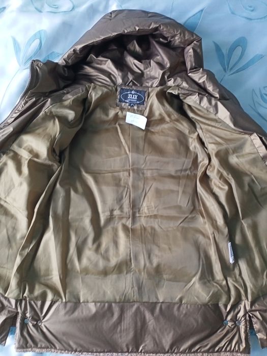 Куртка бронза латекс р. S осінь-зима, ZLLY