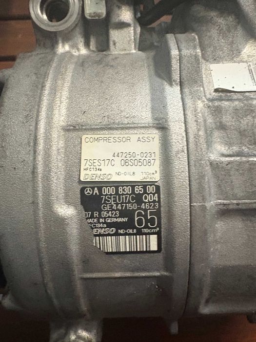 Mercedes W 222 W 217 sprężarka klimatyzacji kompresor s 500 7SEU17C