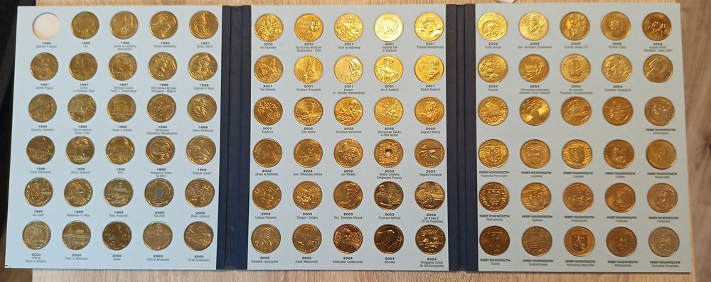 Zestaw monet 2 zł GN - 89 sztuk.