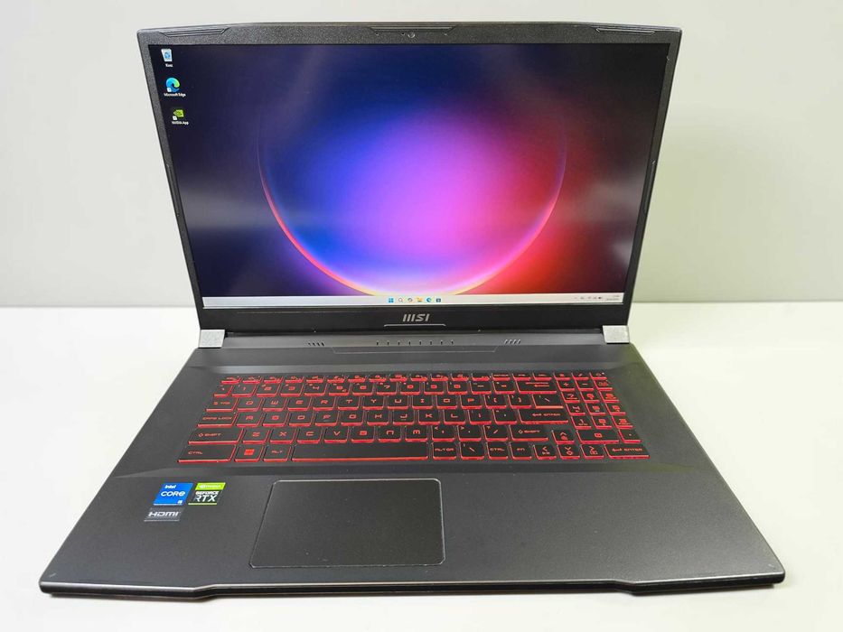 MSI Katana 17-GF7611UC / i5-11400H 2.70GHz / RTX 3050 4GB / 2TB M2 / 17.3' FHD IPS 144Hz / Grade A- / Czytaj opis !