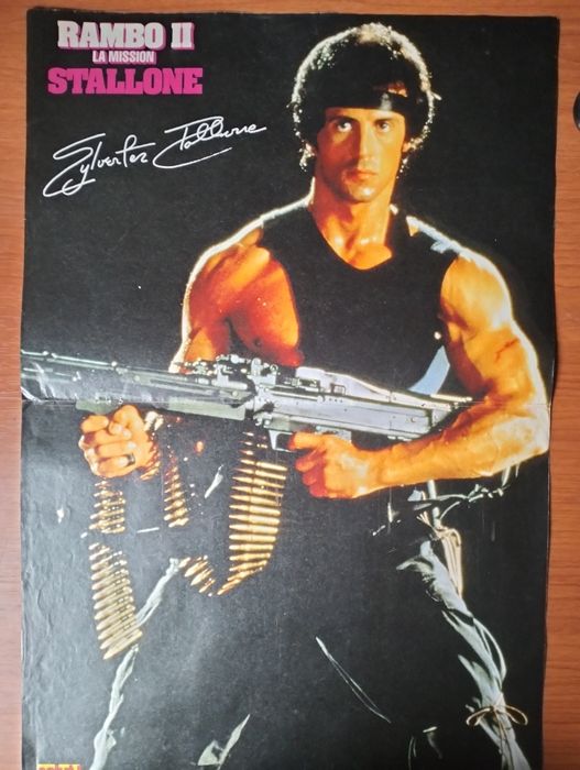 Poster Sylvester Stallone - Rambo II