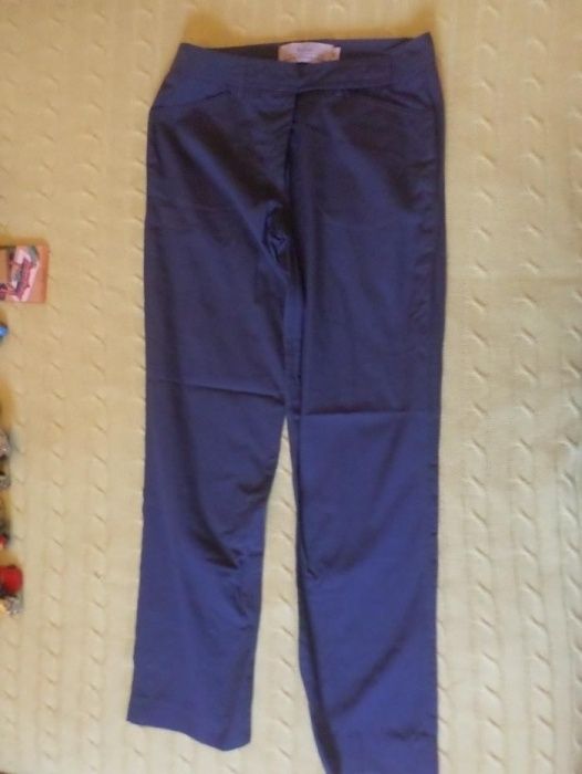Calças pretas e calças azuis marinho, nº 36, novas