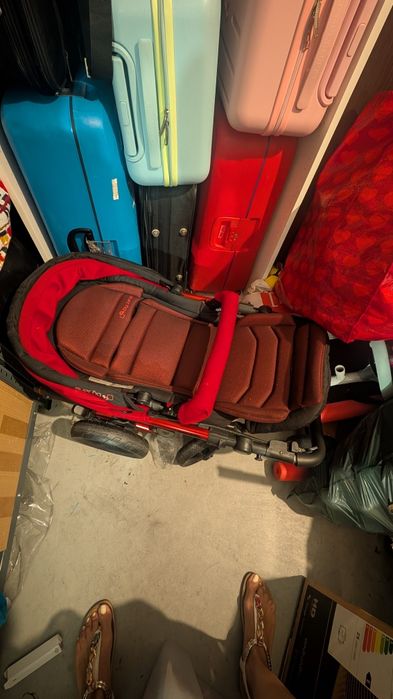 Conjunto Carro Bebé Jane Epic Vermelho