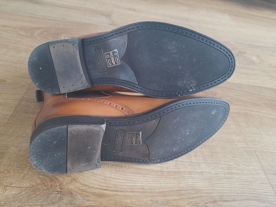 Sztyblety skórzane męskie CLARKS