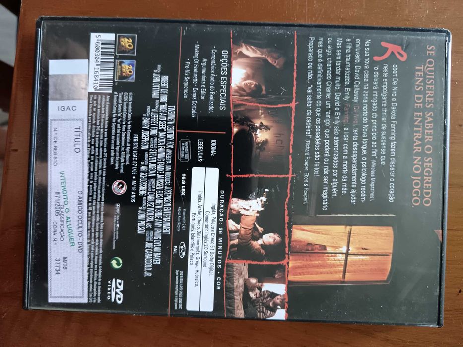 filme dvd original - o amigo oculto
