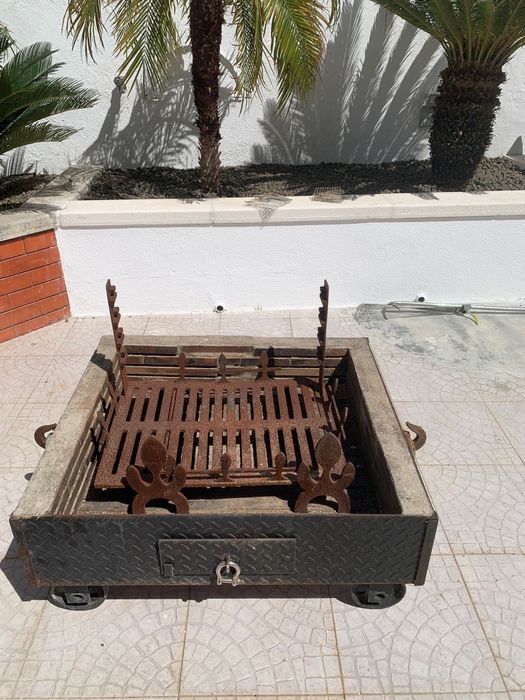Lareira de exterior.