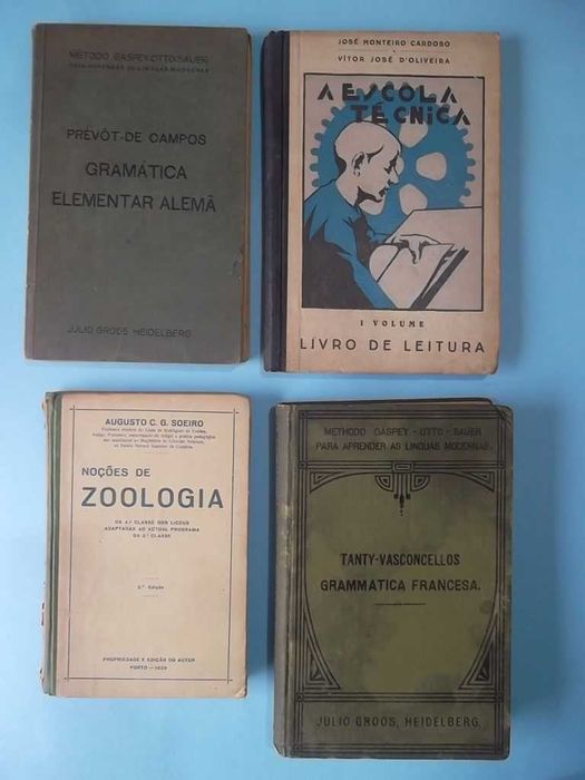 Conjunto de 26 manuais escolares desde 1903