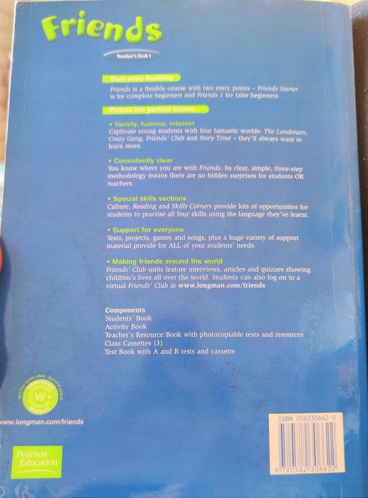 Книга для вчителя Friends 1 Teacher's Book (Longman)