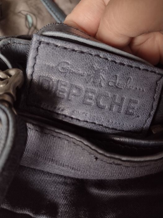 Depeche torebka skóra naturalna