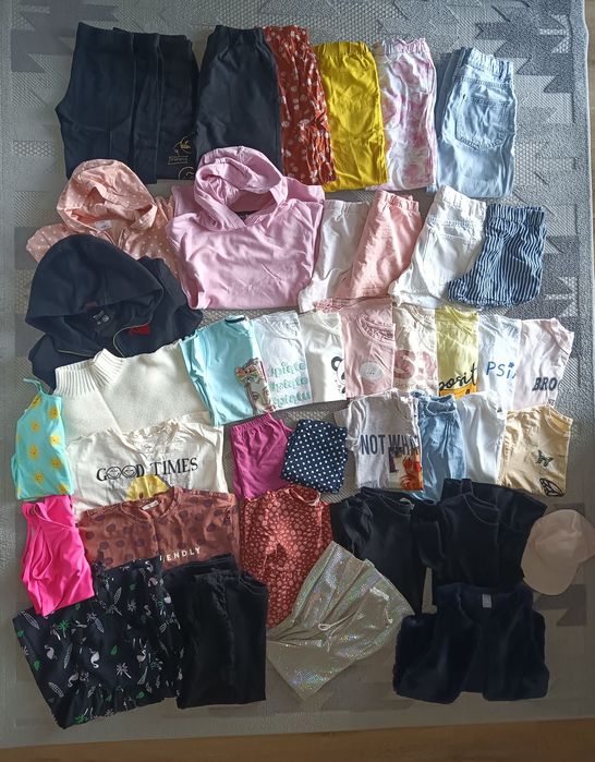 Mega zestaw r.140-146 dziewczynka