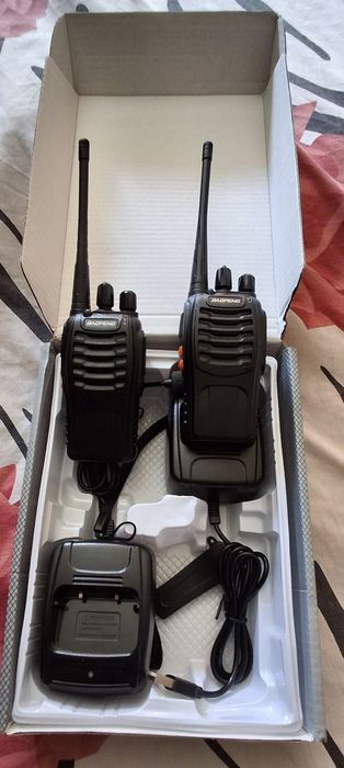 Рація baofeng bf-888s 2 шт + гарнітура 2шт