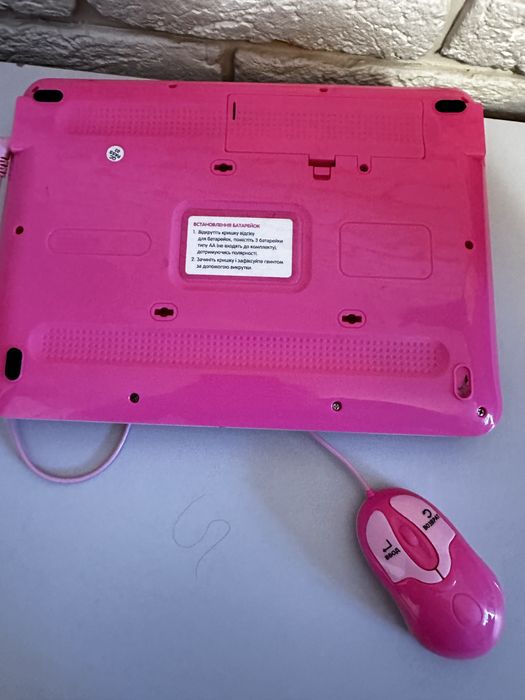 Ноутбук дитячий Limo Toy інтерактивний 35 функцій Рожевий (SK 7442)