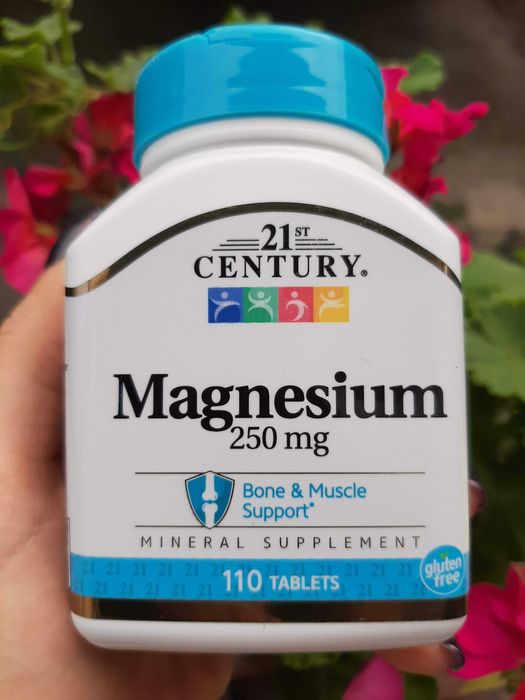 Магний 21st Century Magnesium 250mg 110 шт (США) Магній
