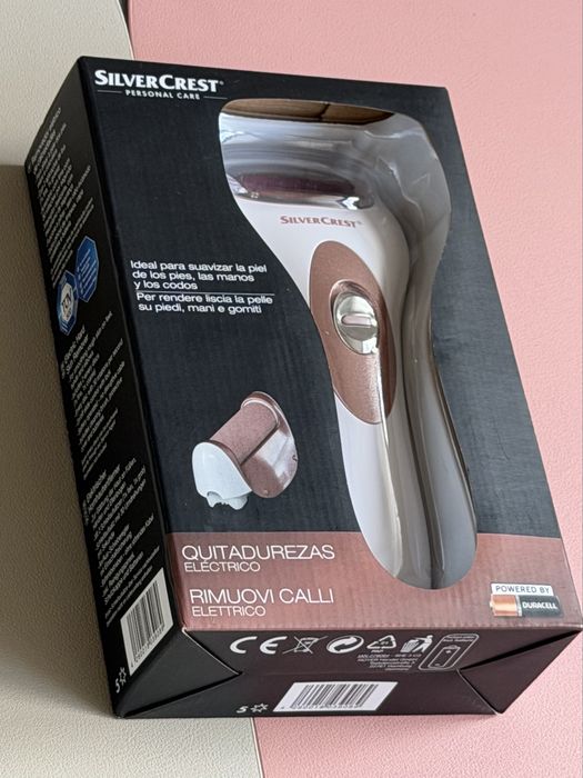 SilverCrest Electric Callus Remover – nowy, nieotwierany, 2 rolki + akcesoria