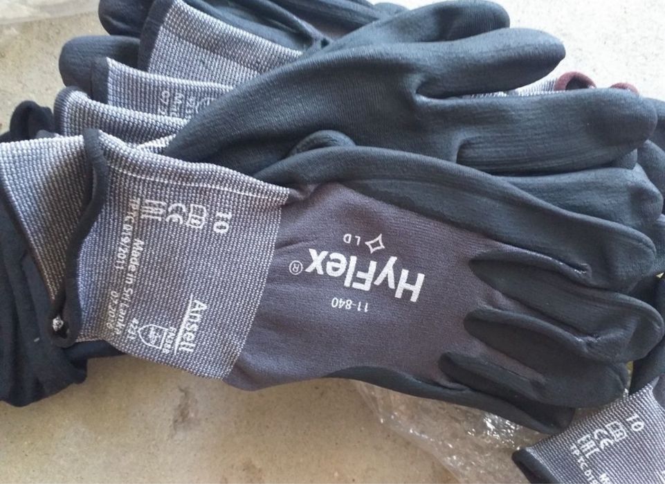 12  pares luva anti-corte de proteção novas