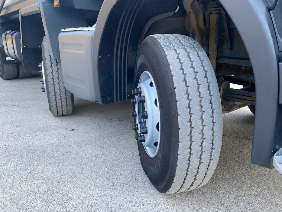 Scania P410  8X4, tara 12500, WAGA W KIPRZE! duża ładowność, automatyczna plandeka