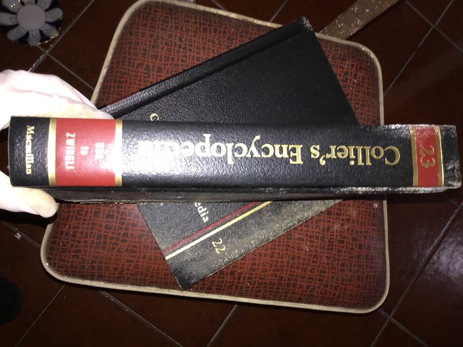 livro collier's enclypedia 23