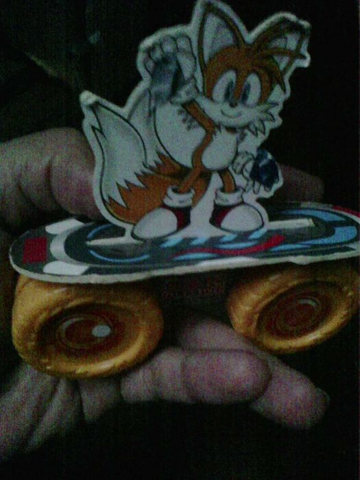 sega mcdonalds miles tails prower skate já montado