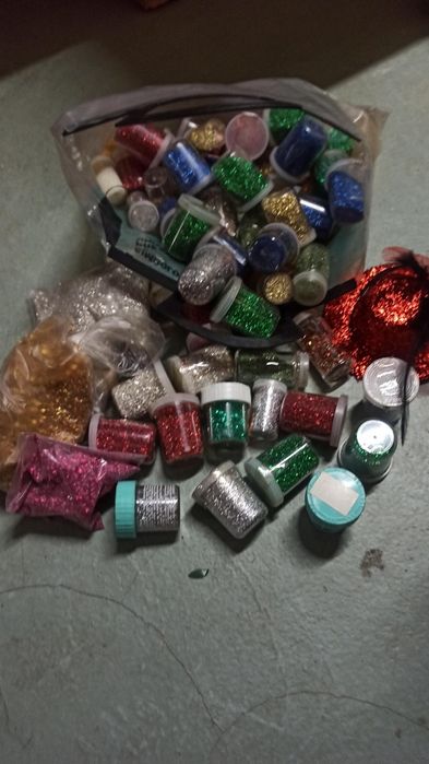 Brilhos (purpurina) em pó holográfico