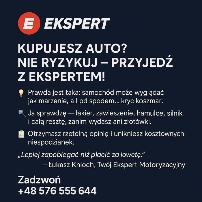 doradztwo motoryzacyjne / sprawdzanie aut przed zakupem