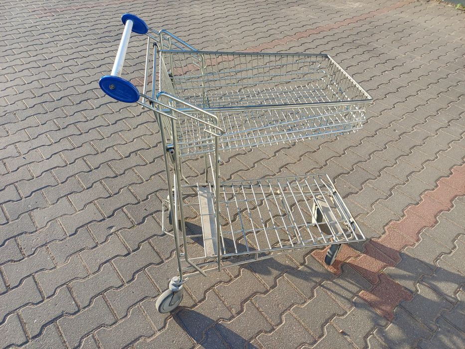 Wózek marketowy budowlany - wyprzedaż - likwidacja sklepu