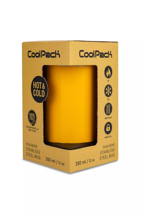 Kubek Termiczny 350Ml Coolpack Coffee Mug Tom Mustard. Nowy Produkt