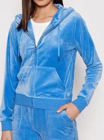 Damska welurowa bluza Juicy Couture Robertson Class - rozmiar/size M,