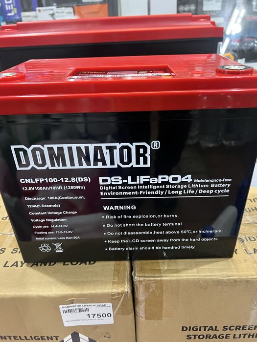 Lifepo4 100Ah аккумулятор Dominator
