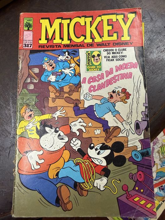 Mickey - 4 livros de 1979 - Editora Abril