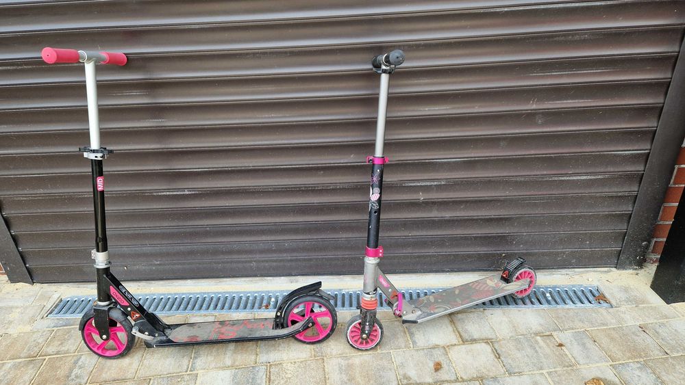 2 hulajnogi Decathlon Oxelo MID7 i PLAY5