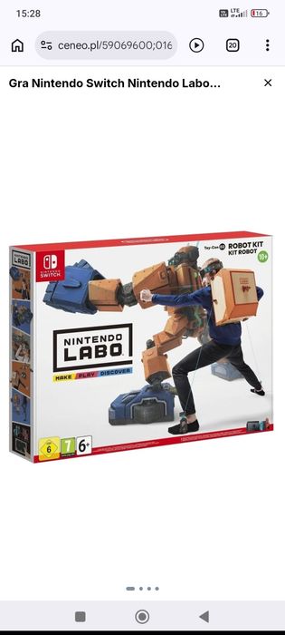 Labo robot kit nitendo switch