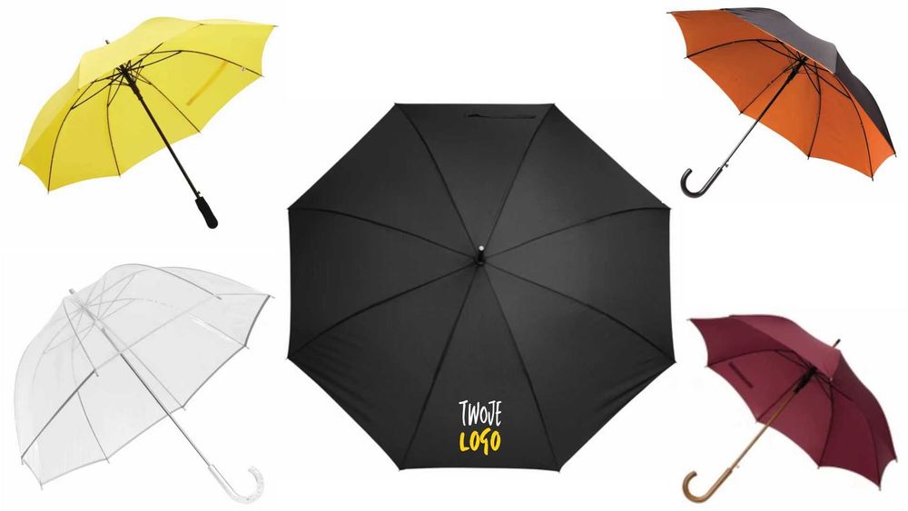 Parasol z Twoim własnym nadrukiem logo