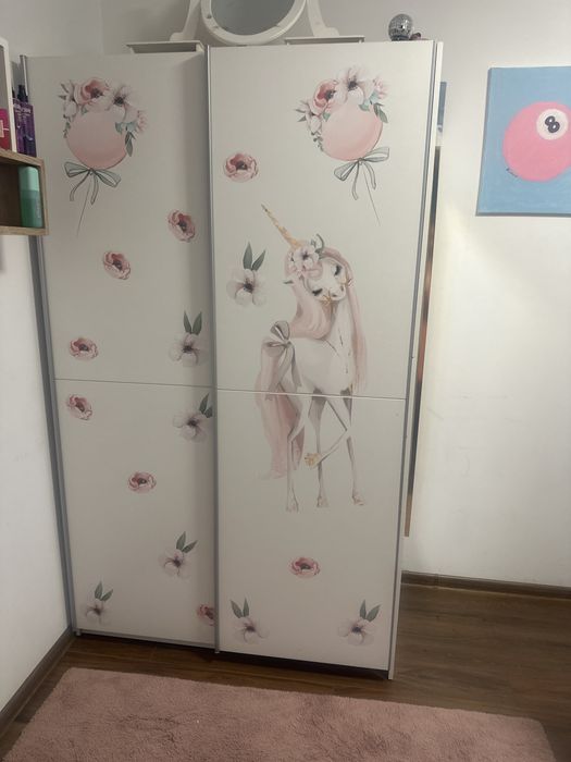 Szafa Biala obrazki to naklejki ! 60/120/200