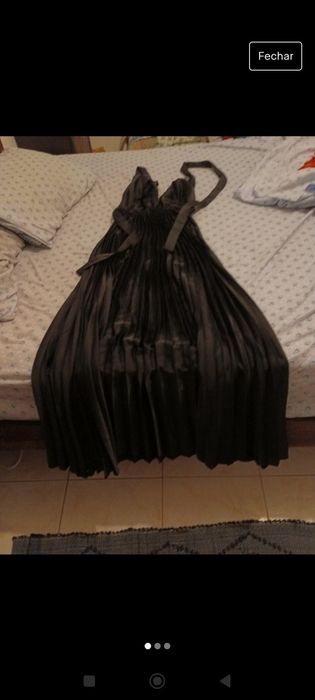 Vestido comprido preto