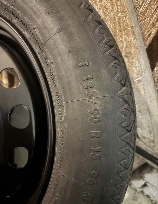 Kolo zapasowe 125/90/R15
