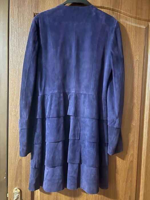 Плащ- сукня натуральна замша