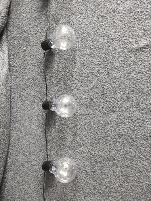 Łańcuch świetlny, żarówki ( plastikowe)