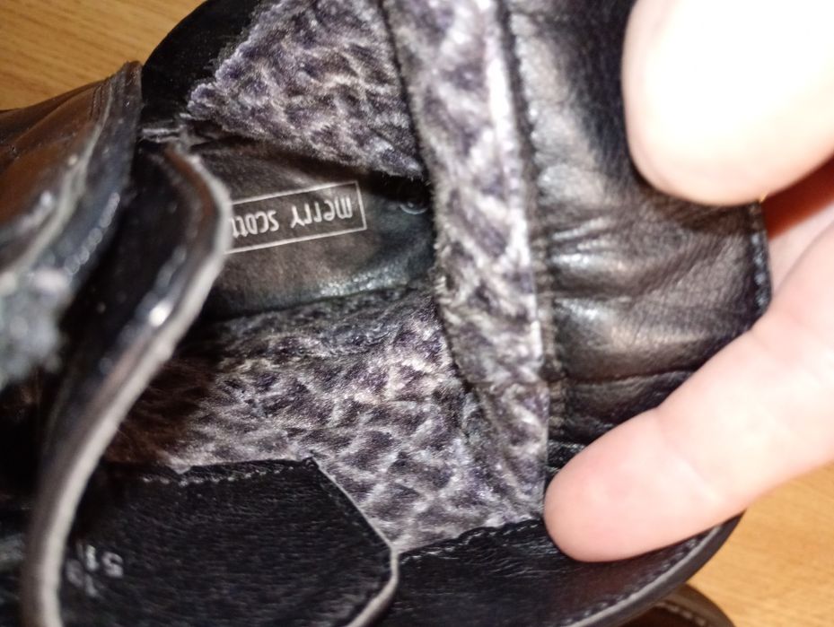 Botki 36 kozaczki jesienne czarne