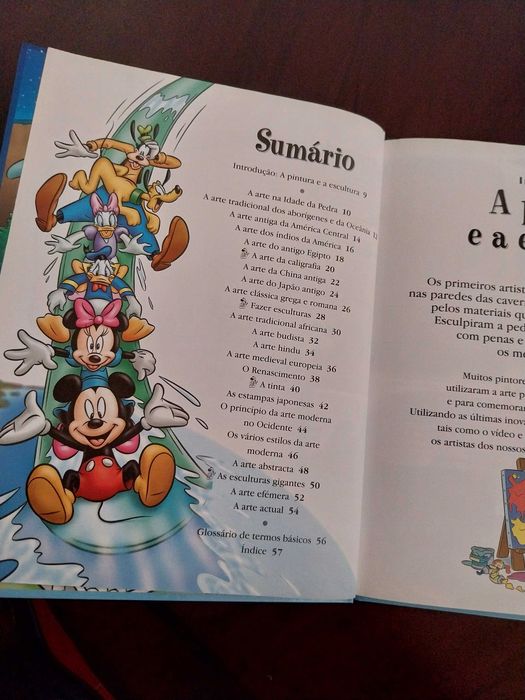 A Pintura e a Escultura (livro didático), Disney