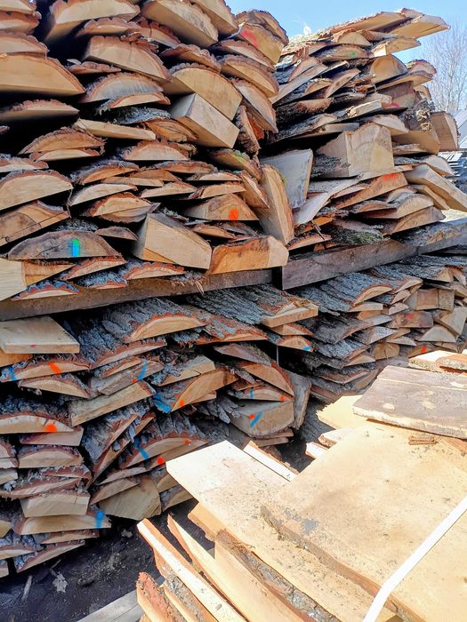 Zrzyny tartaczne dębowe, drewno opałowe, kominkowe , 2,5mp