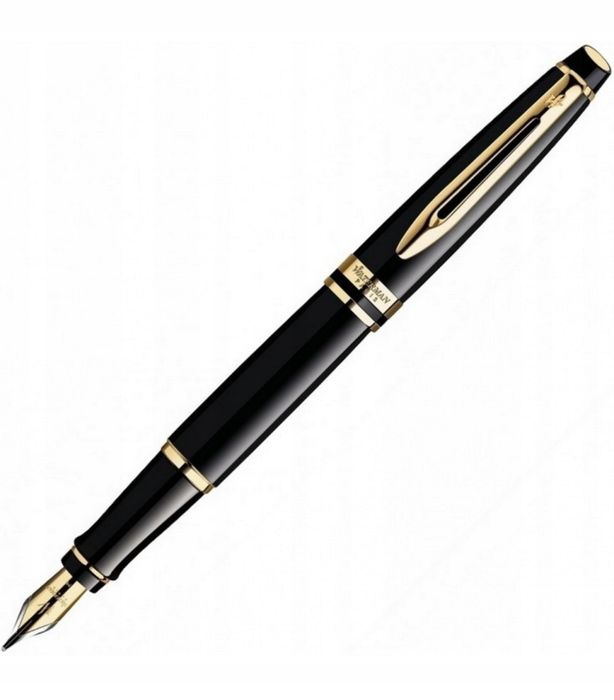 WATERMAN PIÓRO wieczne Eleganckie CZARNE GT
