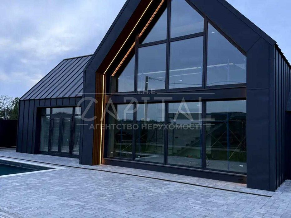 Продаж Будинку в стилі Barnhouse 130м2, 6 соток, з басейном та системою «розумний дім», Мала Олександрівка, Київська область