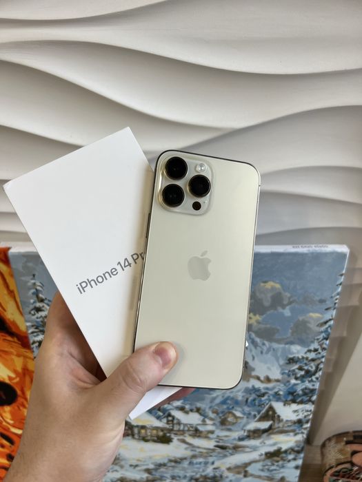 iPhone 14 Pro Max 128 Gb 100% АКБ E-sim Неверлок Коробка